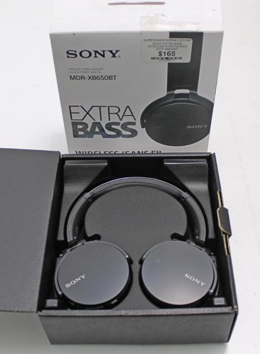 Sony MDR-XB650BT Extra Bass Bluetooth Headphones Black
