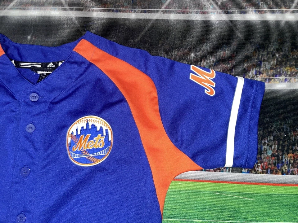 Camiseta Adidas Juvenil David Wright #5 de los Mets de Nueva York Talla Mediana Usada Foto 3 de 4