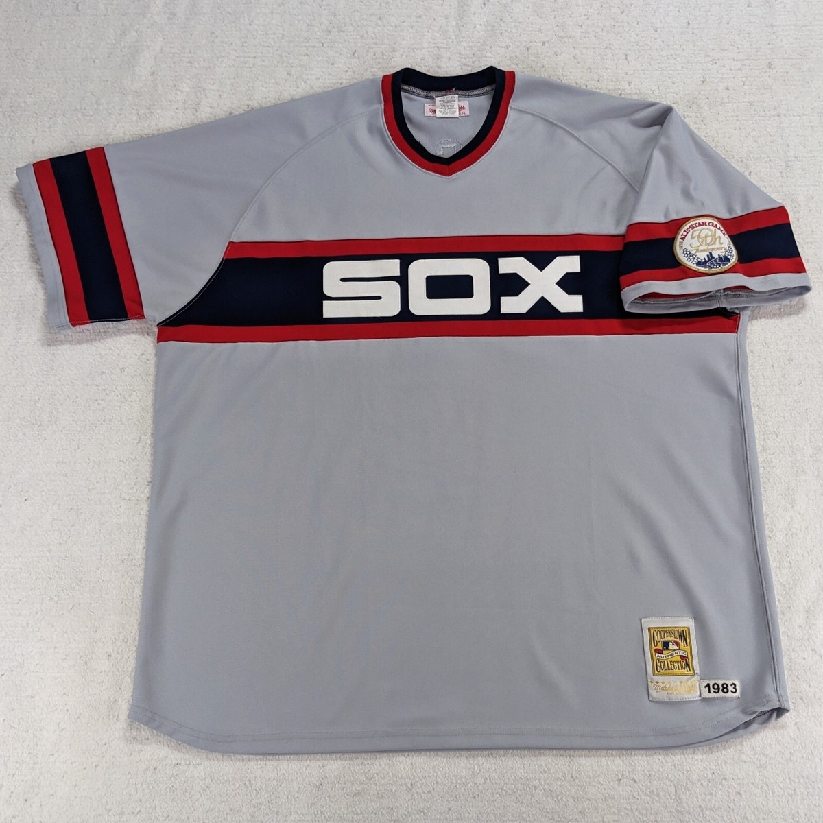 Mitchell & Ness 1983 FISK #72 Chicago White Sox Baseball