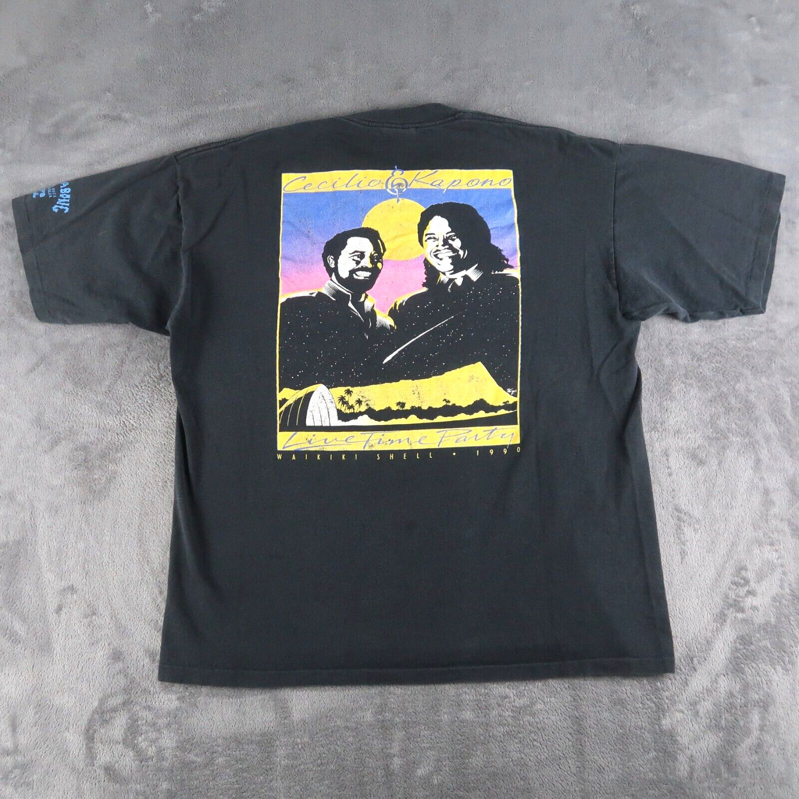 Vintage 90s Cecilio And Kapono Candk Album T Shirt Size Gem 
