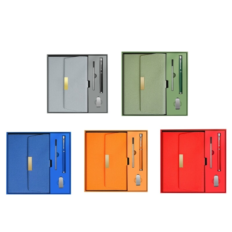 Premium 100-Sheet 200-Page Daily Notepad Gift Set for Stationery Lovers  -image