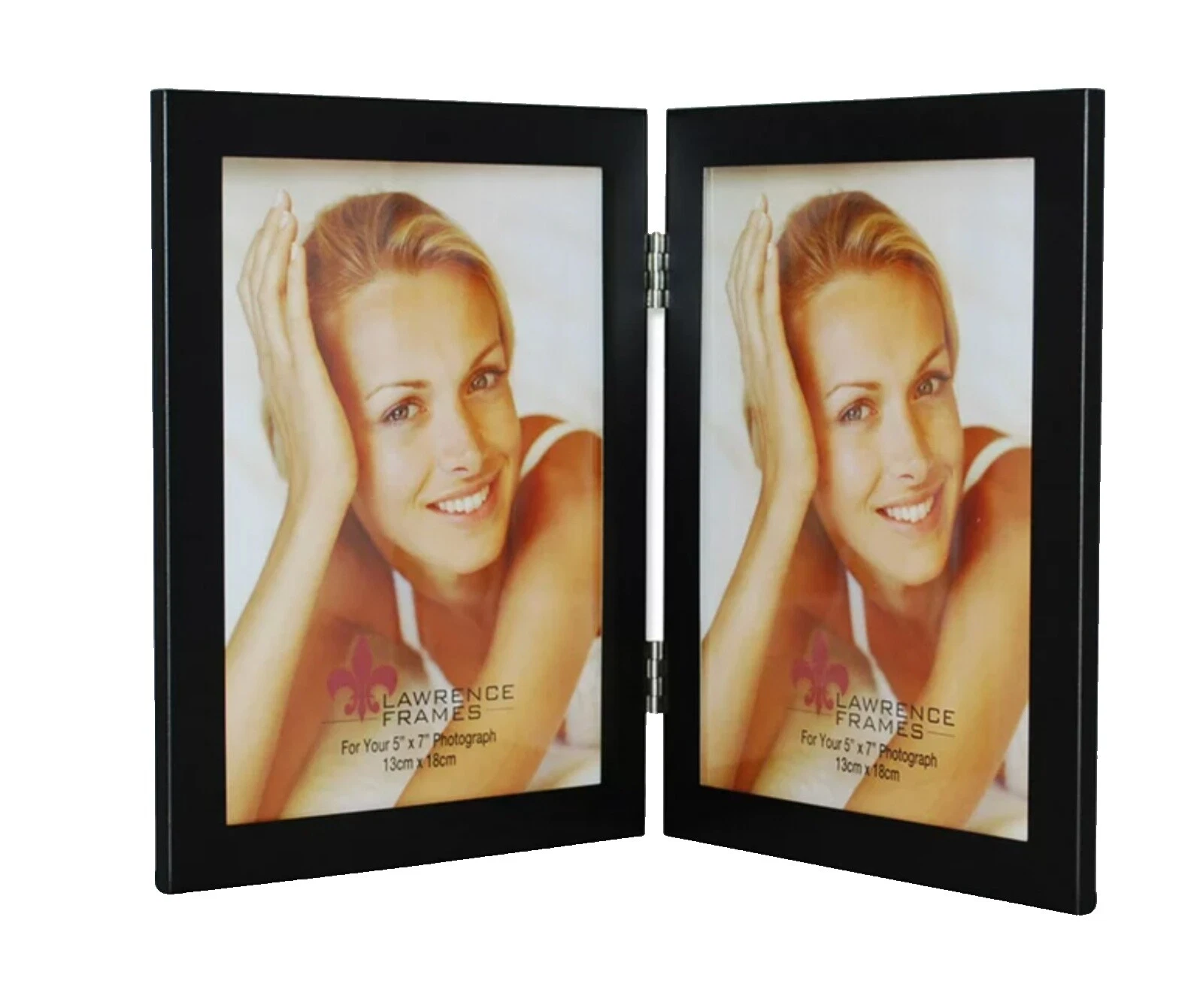 Marcos de Metal Negro Rectángulo