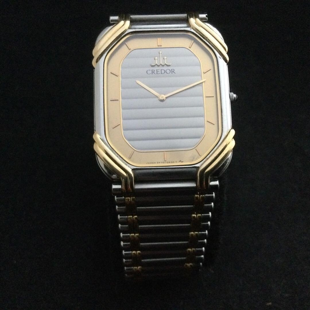SEIKO CREDOR 2F70-5480 GKKF126 Stainless Steel Square Quartz SEIKO CREDOR 2F70-5480 GKKF126 Stainless Steel Square Quartz