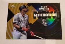 2022 Topps Series 1 Eloy Jimenez Generation Now Insert Gold Parallel /75
