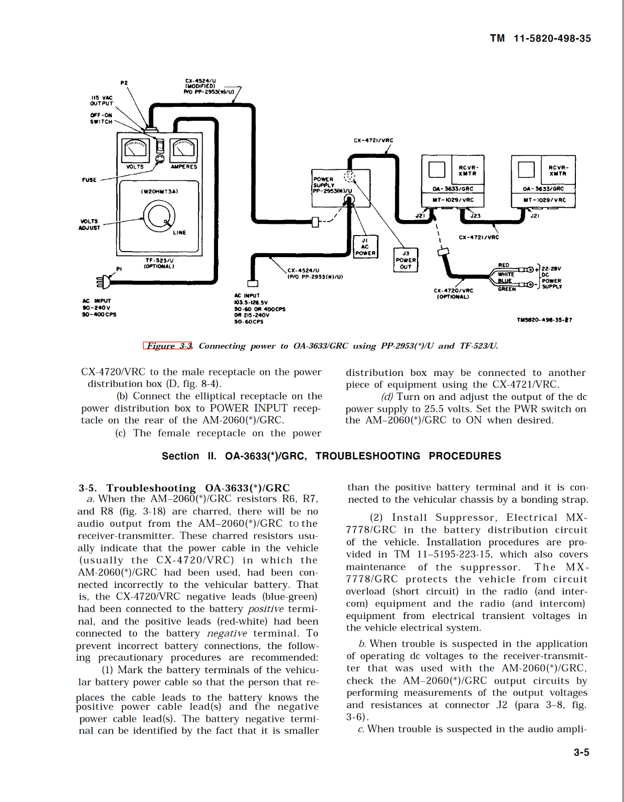 76 Page RADIO SETS AN/VRC-53 AN/VRC-64 AN/GRC-125 AN/GRC-160 Maint ...