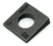 Beveled Square Washers Malleable Plain Iron Washers - Sizes 3/8" - 1-1/2"