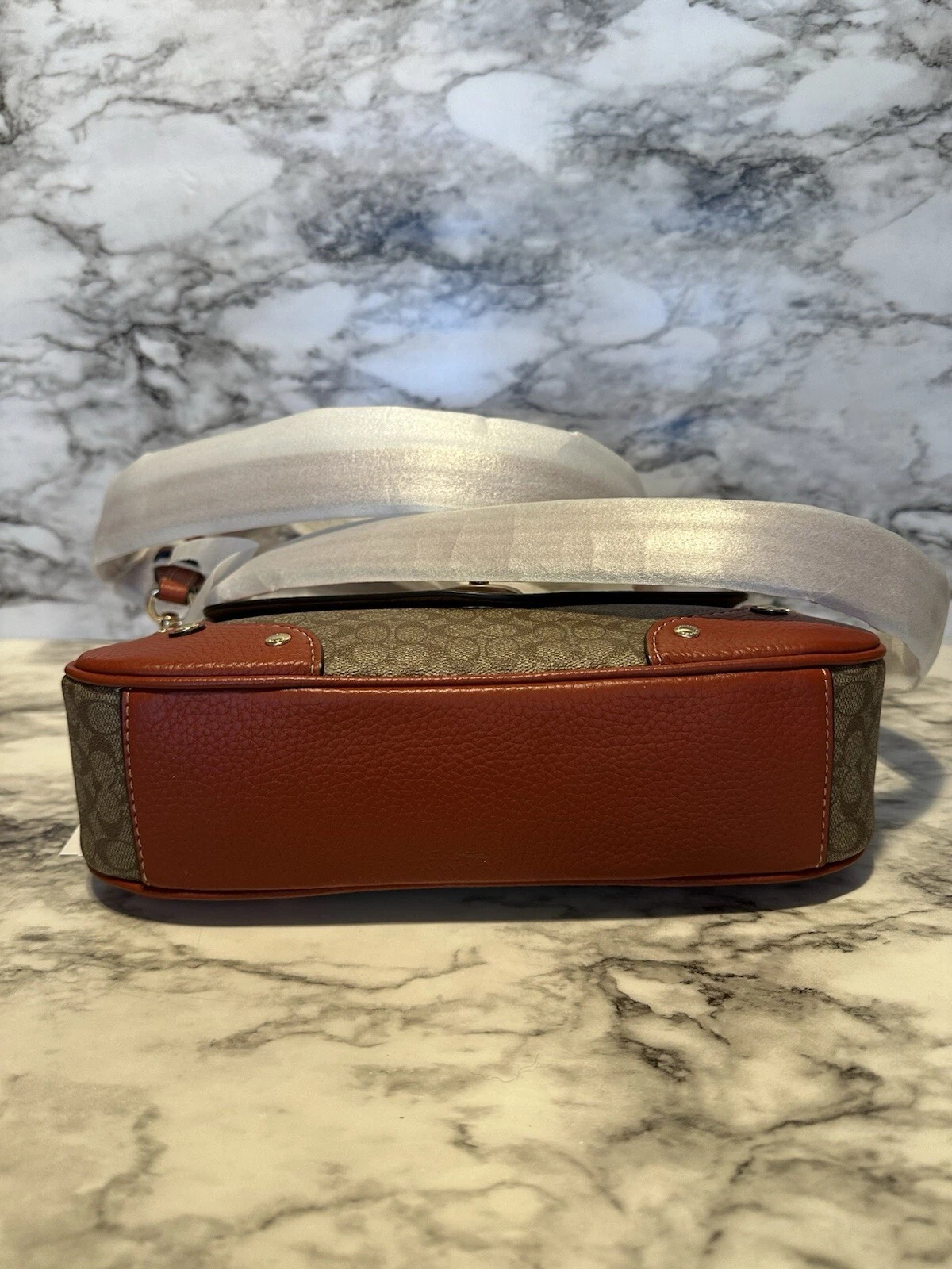 Borsa a tracolla Coach MN SIG MILLIE CE639 IM KAKI TERRACOTTA