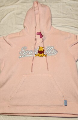 Disney Winnie The Pooh Spoil Me Sweatshirt Womens Plus Size 18/20 Pink VN