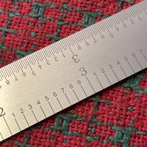 Regola 6" acciaio con guaina SPI 13-840-4 NOS nuova - Foto 7 di 8