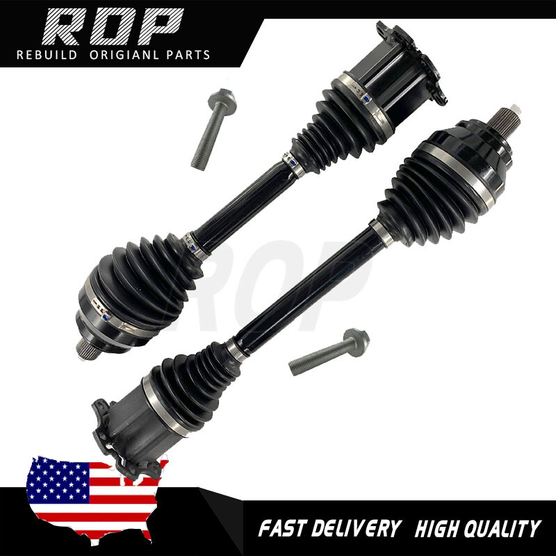 New Front CV Axle Drive Shaft Left Right Pair Bentley Continental 2003-2012 