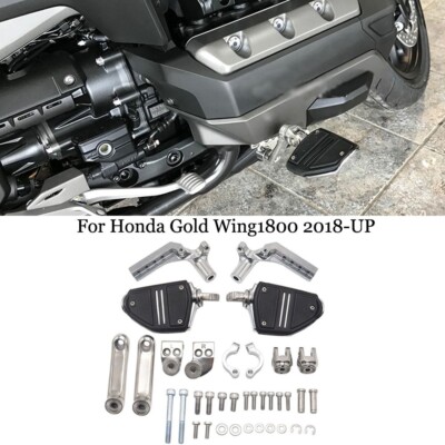 3-Way Highway Peg Mounts With Twin Rail Footrest For Honda Goldwing1800 2018-23