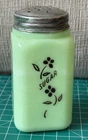 McKee Jadeite Jadite Skokie Green Milk Glass Climbing Vine Posey Sugar Shaker