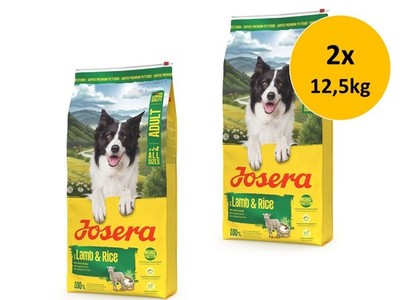 Josera Lamb & Rice | 2x 12,5kg Hundefutter Sparpack