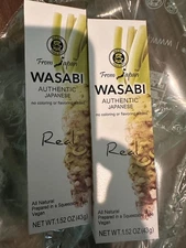 Muso from Japan Real Wasabi 1.52 Ounce All Natural Vegan Japan Condiment- 2 PACK