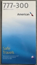 Safety Card | American Airlines | Boeing 777-300