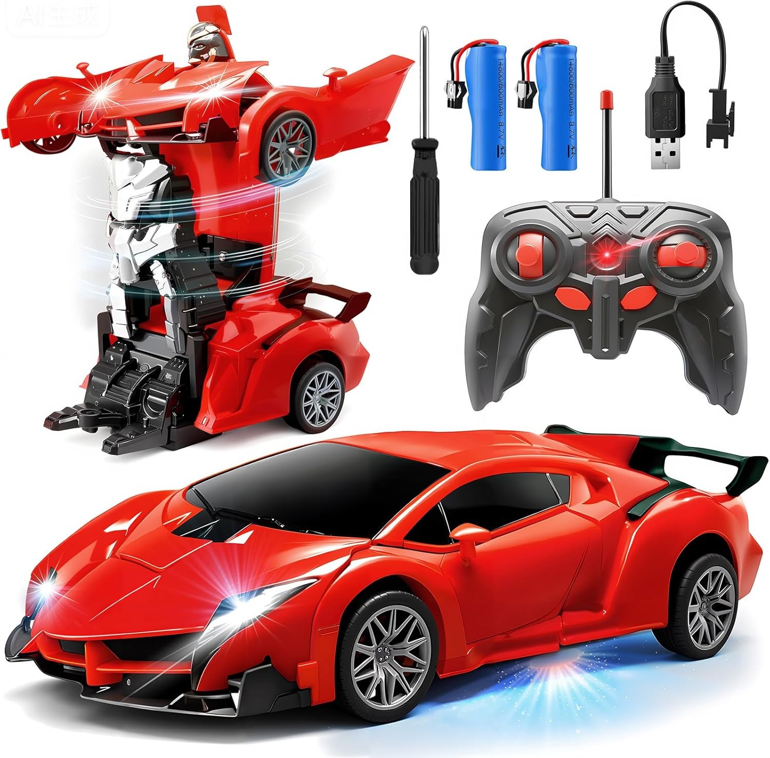 Transform Remote Control Car, Transform Robot Toys for Boys 