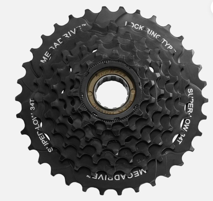 SunRace MFM300-7 Speed 14-34T Black Freewheel Cassette Sprocket - BRAND NEW