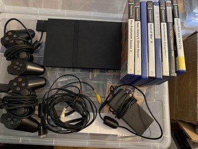 PS2 Slim Konsole mit Spielen etc Bundle Sony Playstation 2 *Zubehörpaket