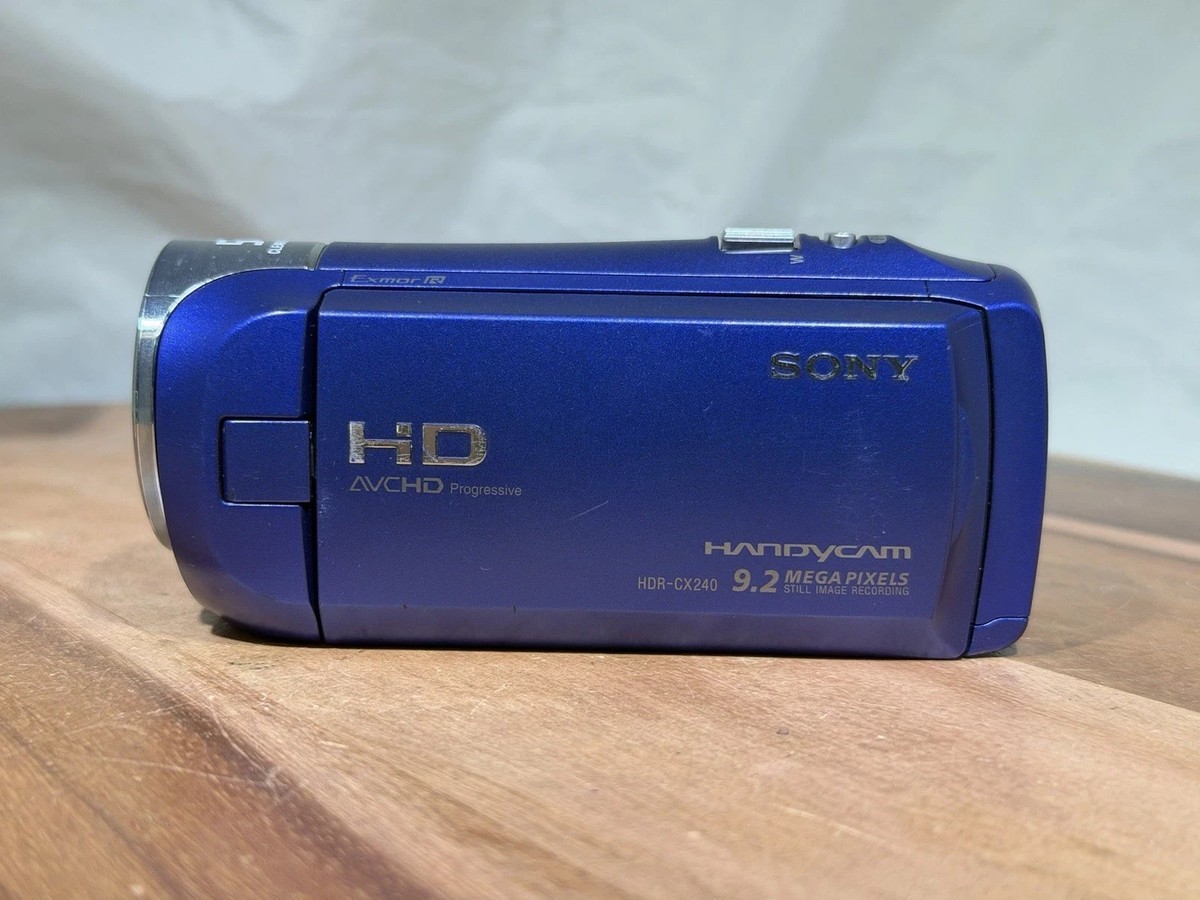 Sony HDR-CX240 High Definition Camcorder AS-IS Blue LCD SON | eBay