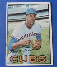 1967 Topps #333 Ferguson Jenkins Chicago Cubs HOF VG Crease