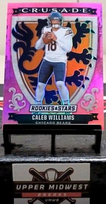 Caleb Williams 2025 Panini Rookies & Stars /75 Pink Crusade #5