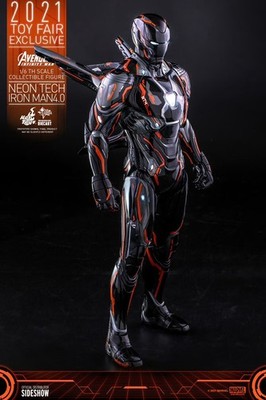 Hot Toys Iron Man Neon Tech 4.0 Avengers Infinity MMS597 D39 1/6 Diecast Neu