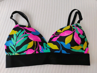 Victoria's Secret Pink Bra RN54867 CA23226 Lightly Lined Floral