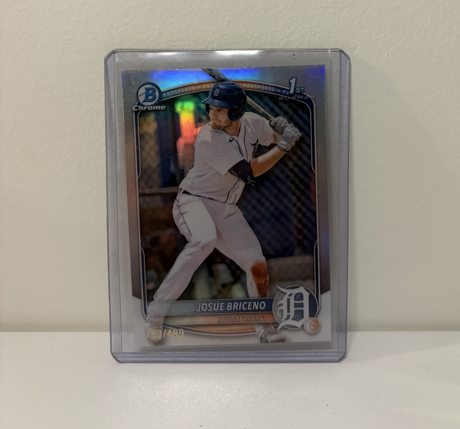 2025 Bowman Chrome Prospects Josue Briceno 1st Bowman Refractor /499 #BCP-13