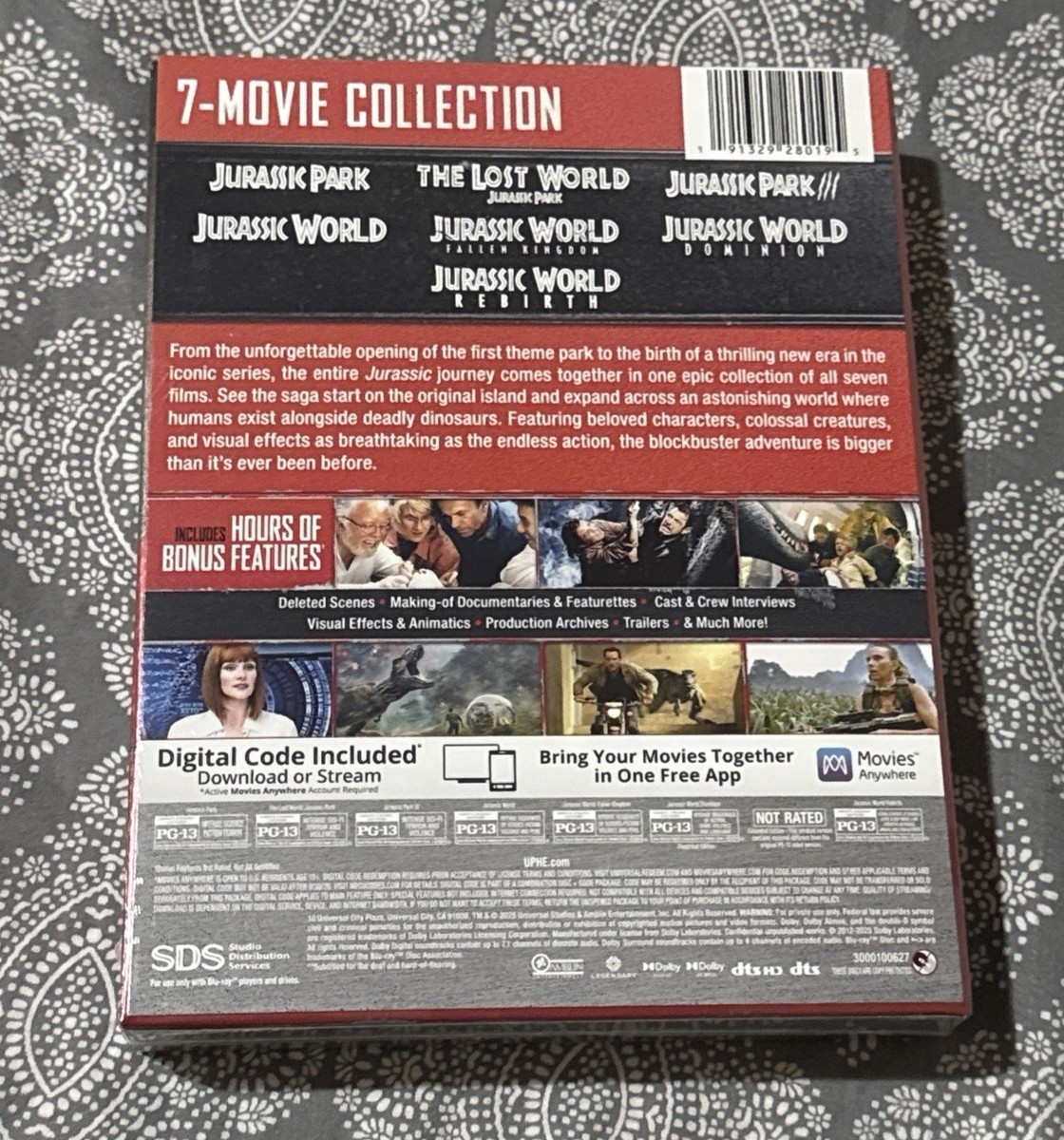洋画DVDコレクション　４０枚 Jurassic World 7-Movie Collection - Blu-ray + Digital-NEW