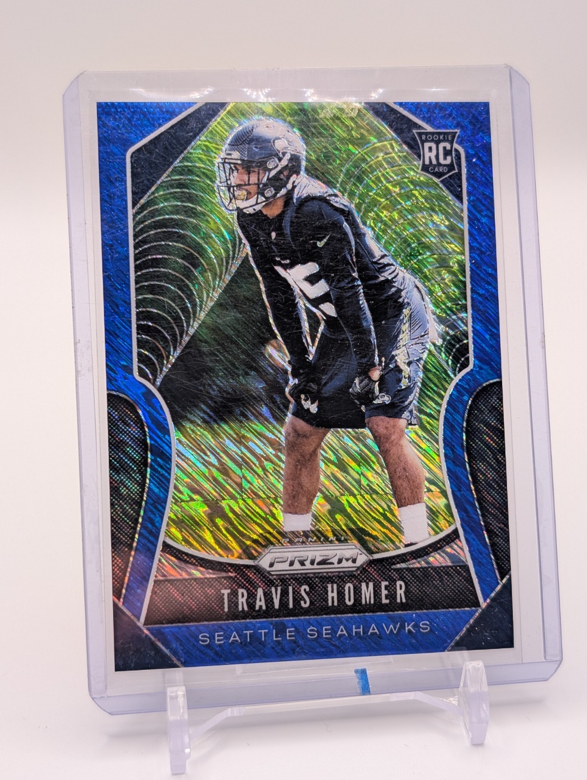 Travis Homer Panini Prizm #340 Blue Shimmer