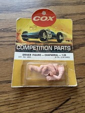 1 Package Cox 1/24 Slot Car Driver Figure Loose Bubble For Chaparral 14025