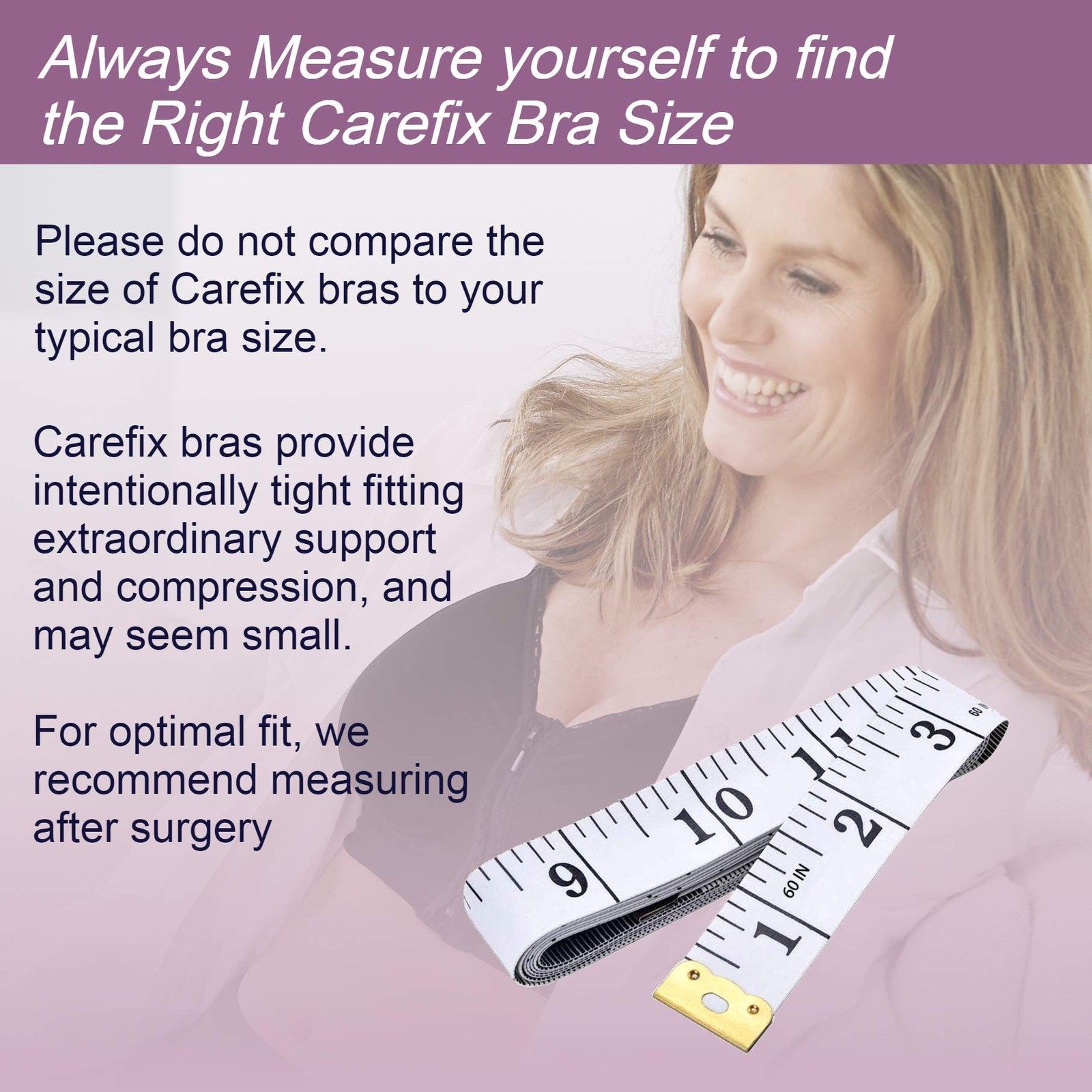 CAREFIX Sophia Front Close Post-Op Compression Surgical Vest #3342 by TYTEX