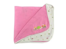 Vtg Gymboree Pink Turtle Baby Blanket Tulip Lovey 100 Cotton Circa 2005 Retired