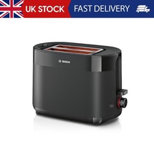 Bosch MyMoment Delight TAT2M123GB - Compact 2-Slice Toaster with Reheat/Defrost,