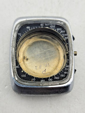 Vintage Precimax Jump Hour Chronograph Watch Case Bezel Dubois Depraz 1376 Rare