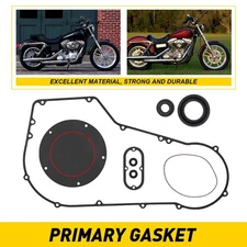 Primary Clutch Cover Gasket Seal Kit for Harley Softail Dyna Models 1994-2005