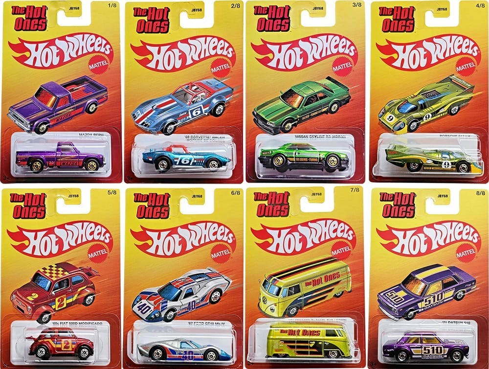 2026 Hot Wheels The Hot Ones Series - Mix 2 - Complete 8 Car Set