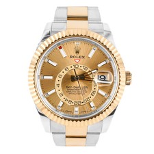 Rolex Sky-Dweller 326933 42mm Champagne Dial 18K Gold 2022 Model