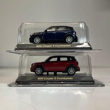 Kyosho MINI Cooper S Countryman Minicar 1/64 Red Black 2 Units Set Used