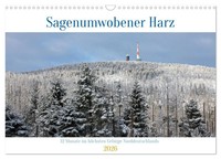 Sagenumwobener Harz (Wandkalender 2026 Din A3 Quer), Calvendo Monatskalender
