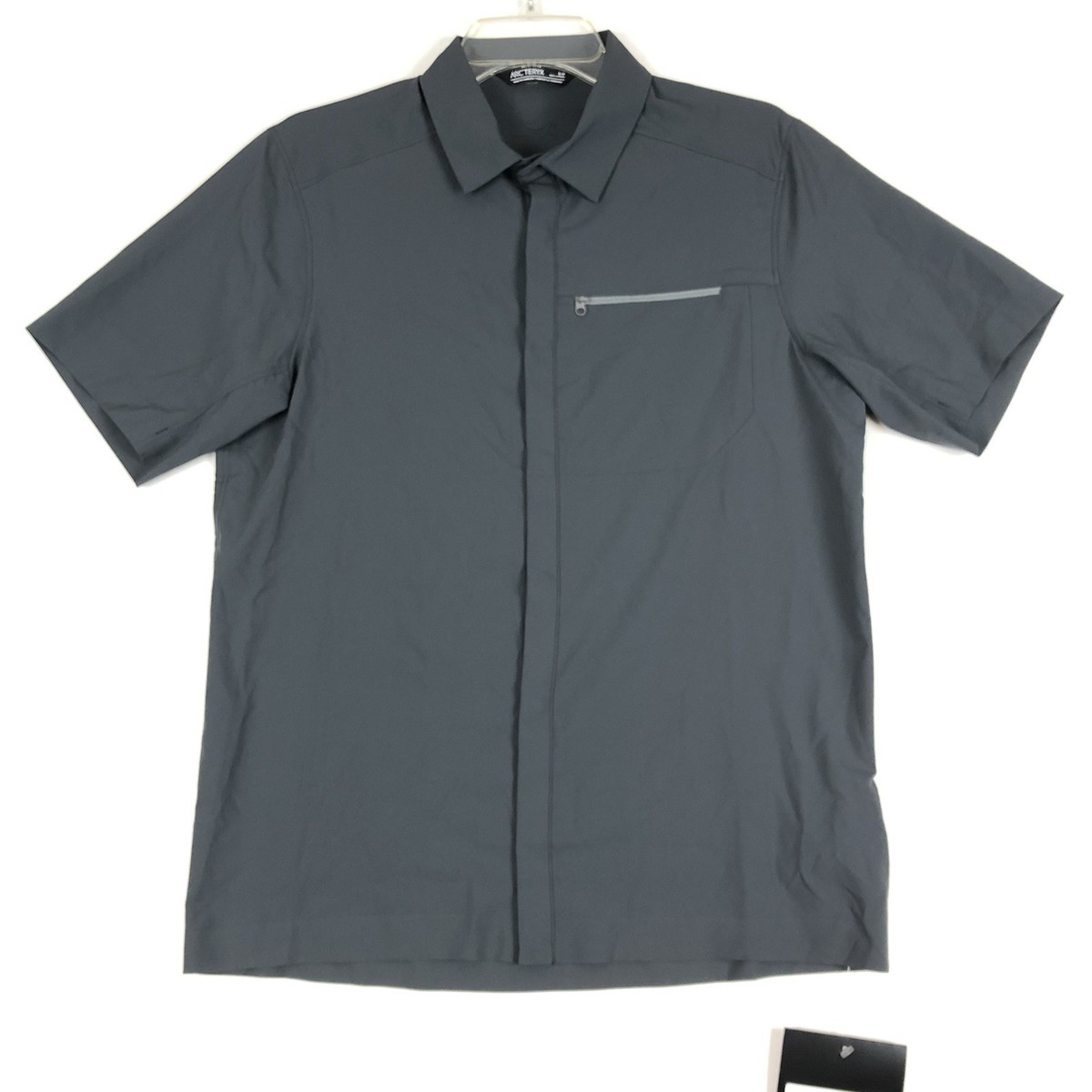 Arcteryx Skyline SS Shirt Men S Regular Fit Gray Cinder Snap 25214