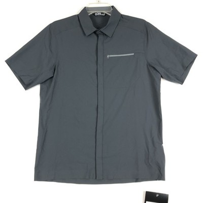 Arc'teryx SKYLINE SS Shirt グレー Sサイズ 美品 Arcteryx Skyline SS Shirt Men S Regular Fit Gray Cinder Snap 25214