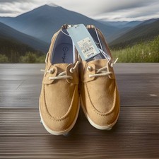 Cat & Jack Youth Boys Deck Boat Shoes Beige S...