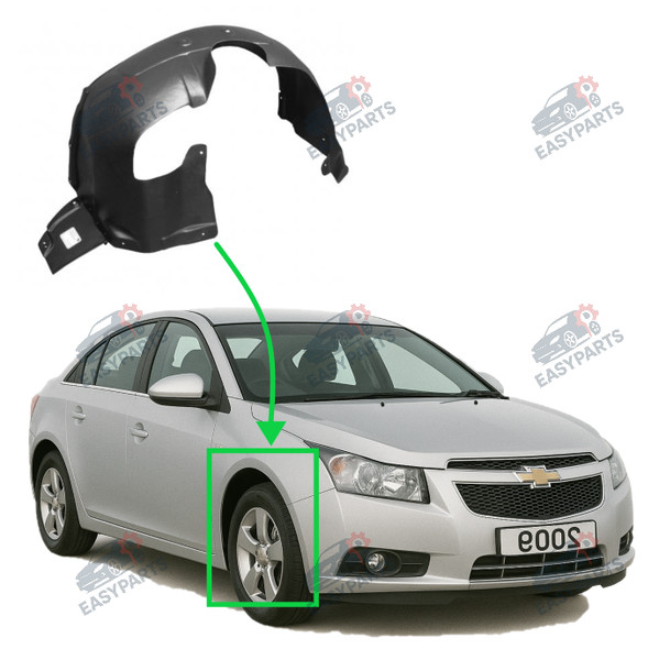 Radlauf StoßStange Locaro Vorne Rechts FüR Chevrolet Cruze Ab 2009-image