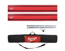 Milwaukee 4932480906 GR-KIT Guide Rail Kit 2 x 1.4m Rails, Bag and Joining Bar