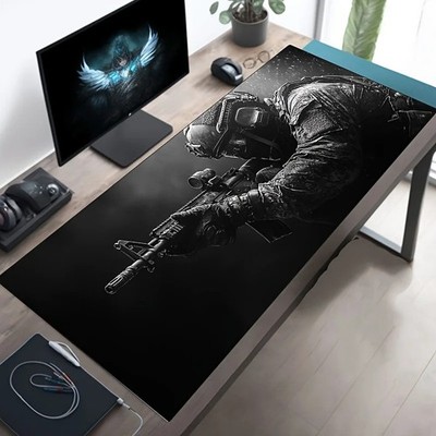 Call of Duty Warzone Motto große Maus Schreibtisch Matte wasserdicht rutschfest