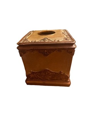 Marbella Tissue Cover 522 Taupe Stone Tissue Box Cover