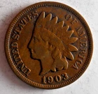 1903 UNITED STATES PENNY - INDIAN HEAD - Great Coin - Lot #U12