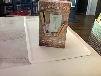 NIB Charlotte Tilbury Sephora Beauty Insider Set Setting Spray, Lipstick & Cream