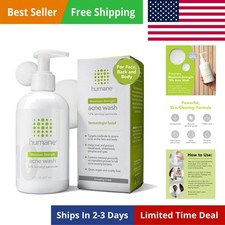 Benzoyl Peroxide Acne Body Wash - 10 Maximum-Strength Face, Skin, Butt, and ...